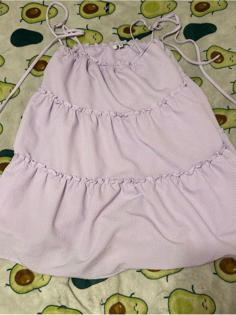 Lavender babydoll dress